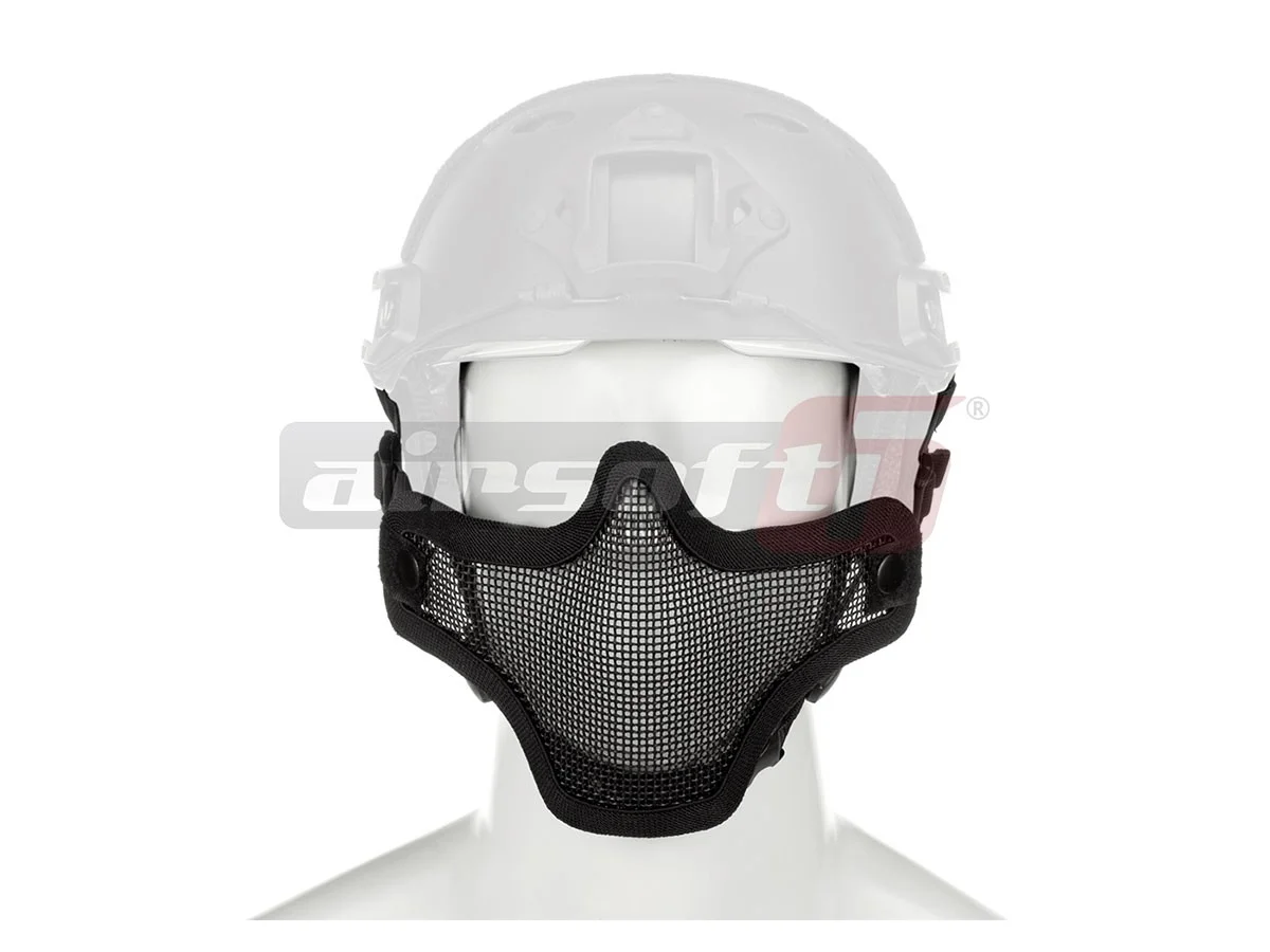 Invader Gear masca cu montura de casca Negru
